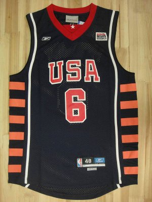 tracy mcgrady usa dream basketball team 6 jersey 2004 blue